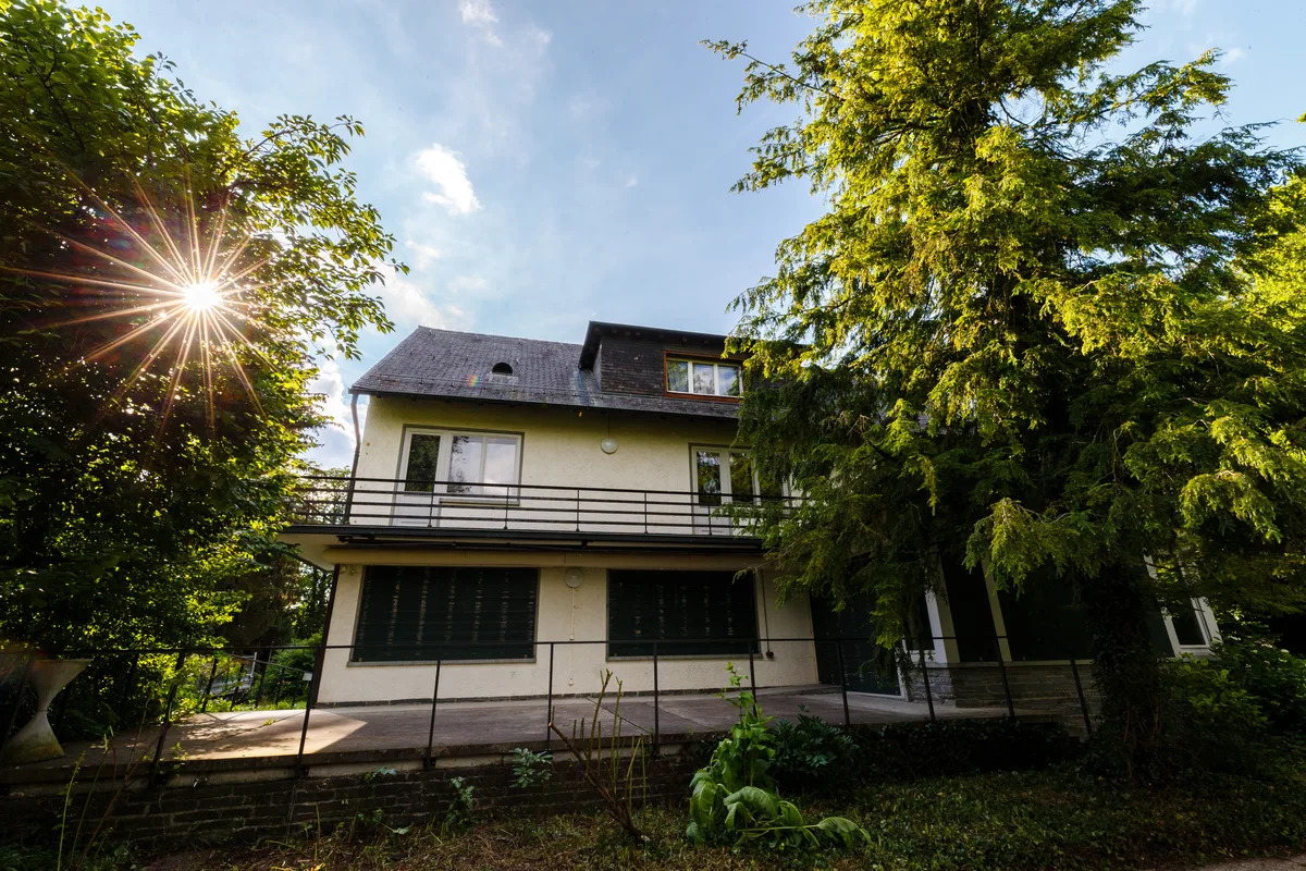 Die Villa am Aabach und Sonnenschein.